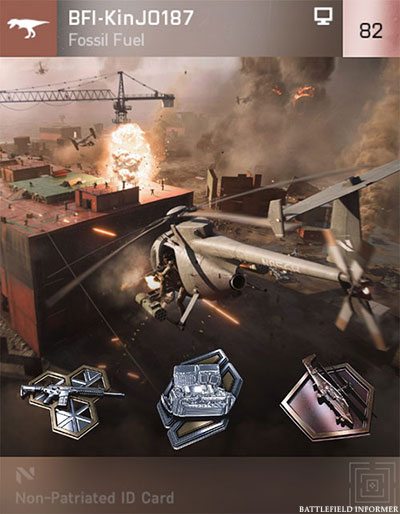 Battlefield 2042 Take No Prisoners Player Card Background