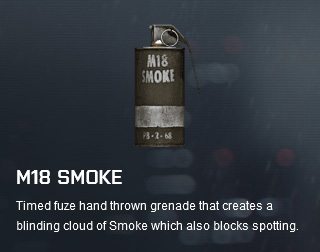 Battlefield 4 M18 Smoke Grenade