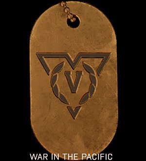 Battlefield V War In The Pacific Bronze Dog Tag