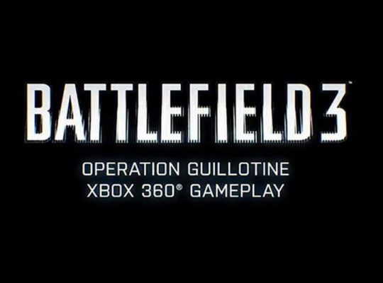 Battlefield 3 Operation Guillotine: Xbox 360