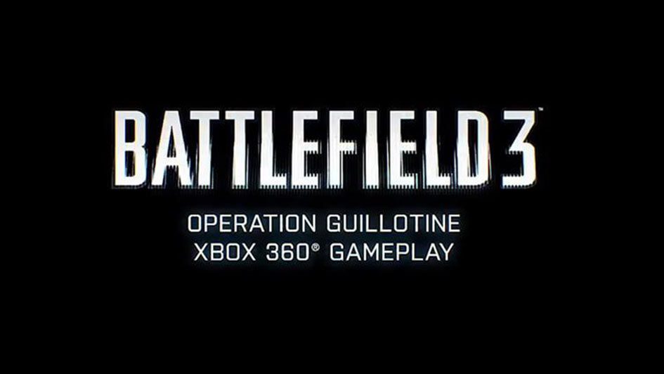 Battlefield 3 Operation Guillotine: Xbox 360