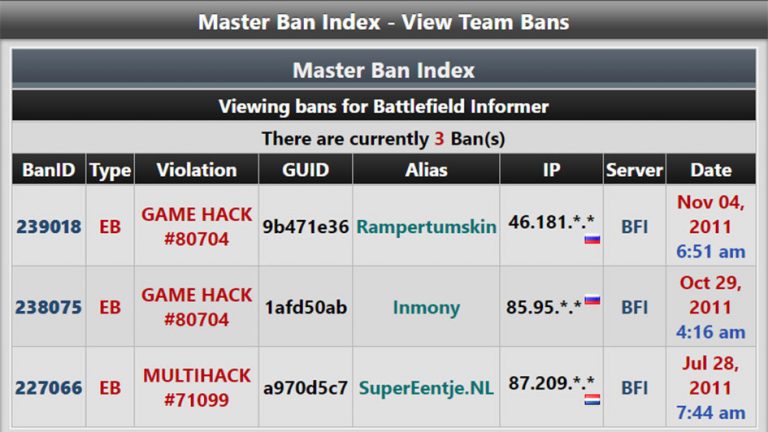 Banned Our First Battlefield 3 Hacker - Battlefield Informer