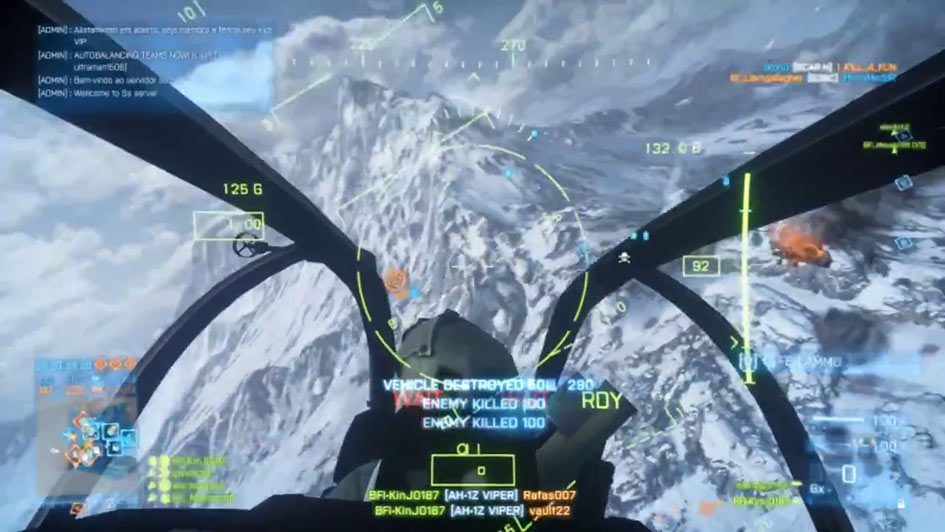 Battlefield 3 Alborz Mountains Viper Action