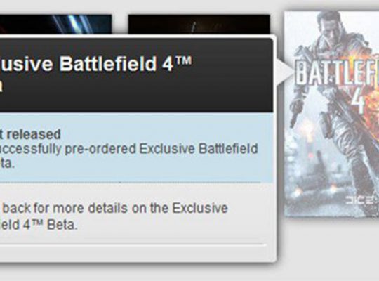 Battlefield 4 Beta Listed In Origin