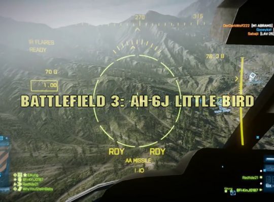 Battlefield 3 AH-6J Little Bird