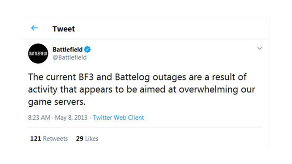 EA Fails To Stop BF3 Denial of Service Attack
