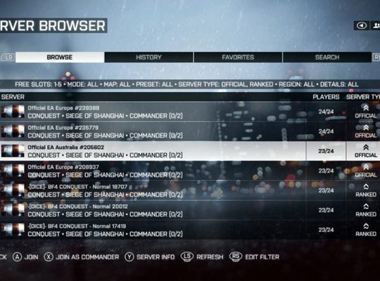 Battlefield 4 Beta Basics - How To Use The Browser
