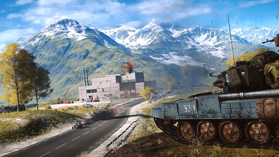 Battlefield 4 Beta Chopper, Tank And Infantry