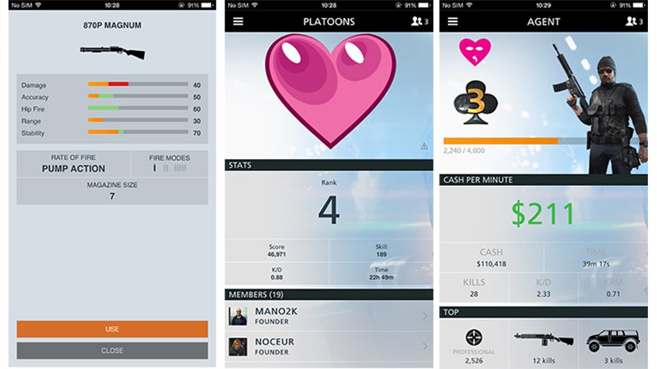 Battlefield Hardline Battlelog App For iOS
