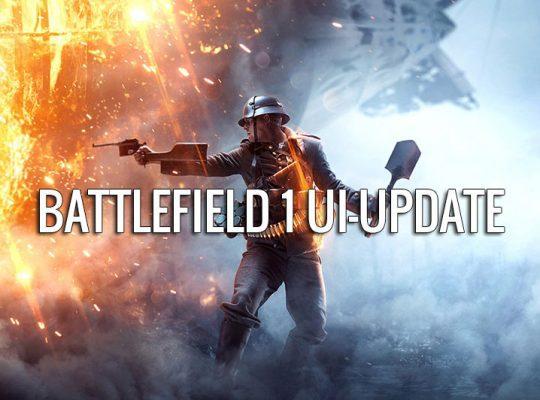 Battlefield 1 UI Update - May