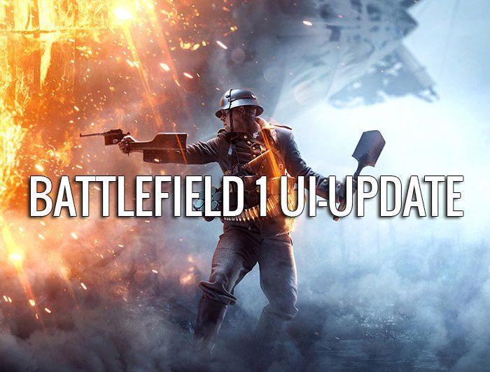 Battlefield 1 UI Update - May