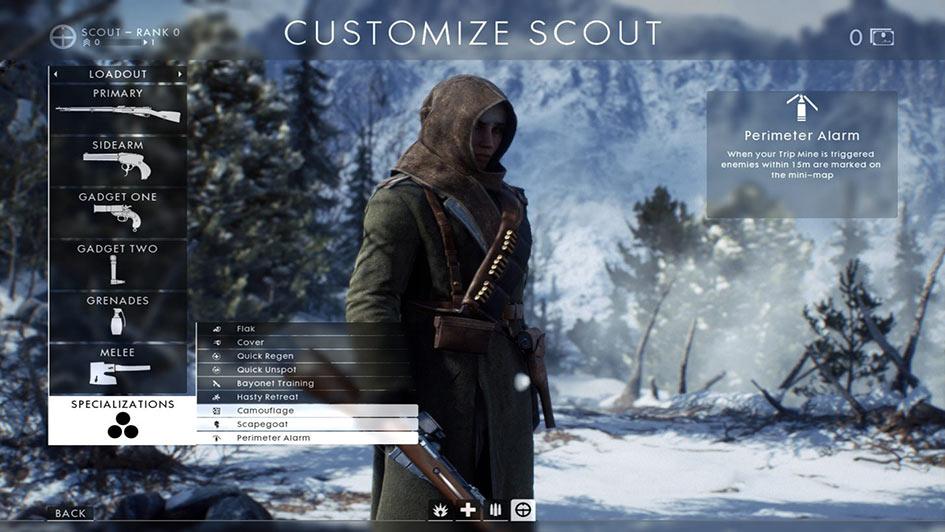 Battlefield 1 Specializations
