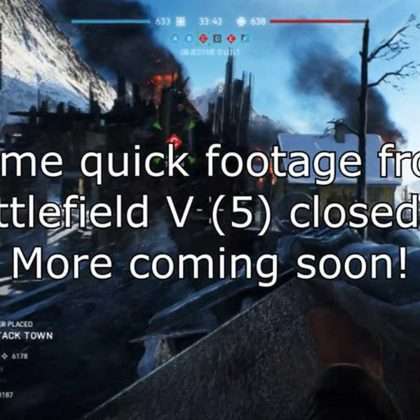 Battlefield V Closed Alpha Part 1