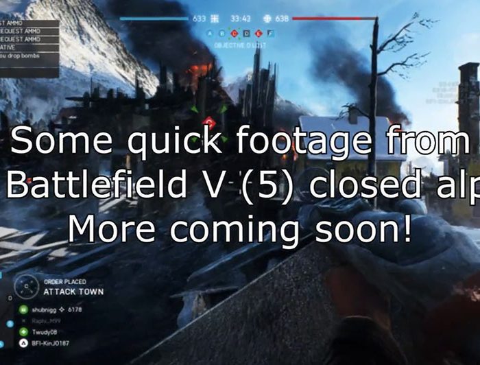 Battlefield V Closed Alpha Footage Part 1