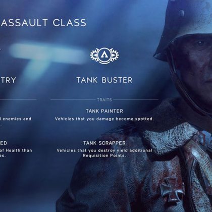 Battlefield V Combat Roles: Assault Class