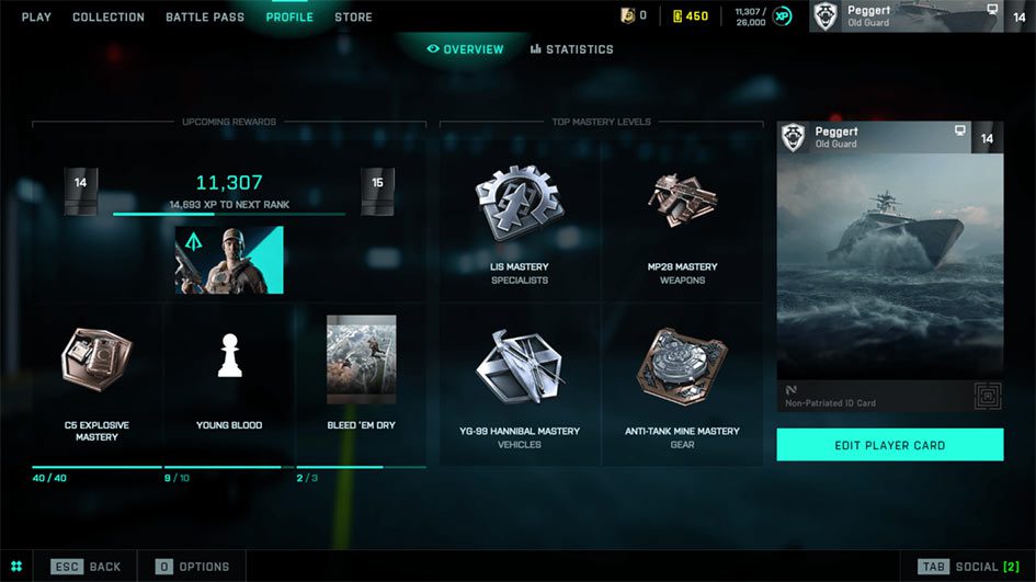 Battlefield 2042 Player Profile Battlefield 2042 Player Profile