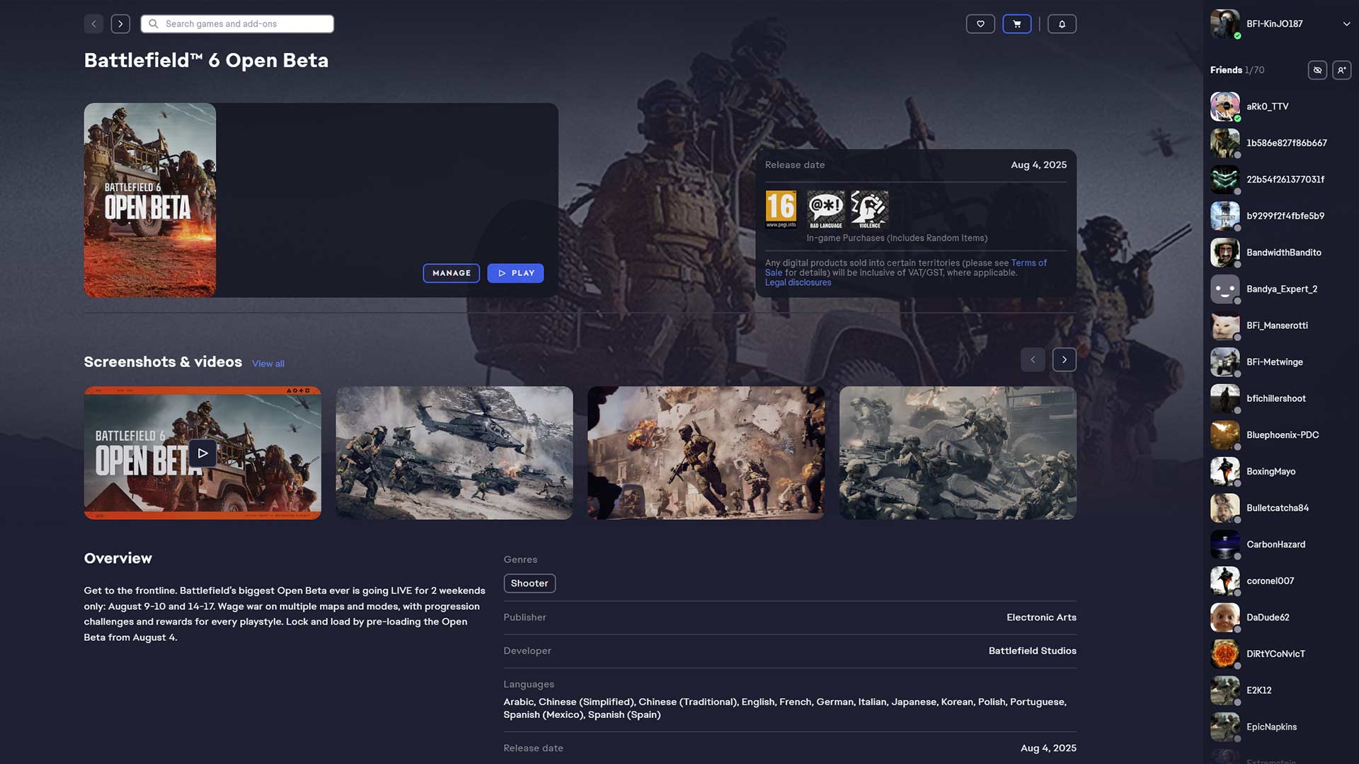 Battlefield 6 Open Beta Pre-Load